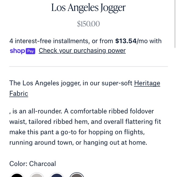 Maison Wheat M Joggers gray fold over 0056 waist pants Los Angeles modal tencel - Picture 3 of 10